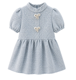 LULU BEBE Light Blue Tweed Dress