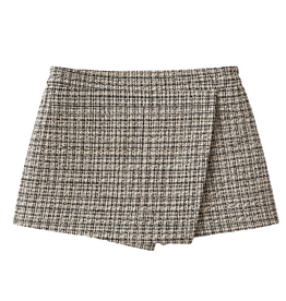 LULU BEBE Black Tweed Skort