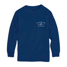 SOUTHERN TIDE Boys Nautical Flags Long Sleeve T-Shirt-Nautical Blue