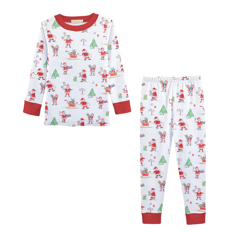 BABY CLUB CHIC Santa's Workshop PJ Set