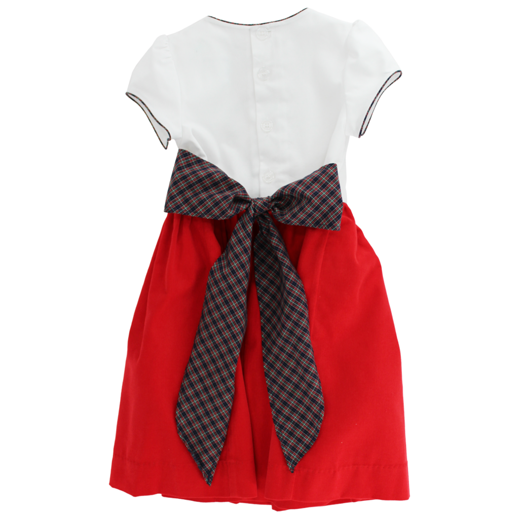 BAILEY BOYS DURHAM W CHRISTMAS RED CORD-DRESS