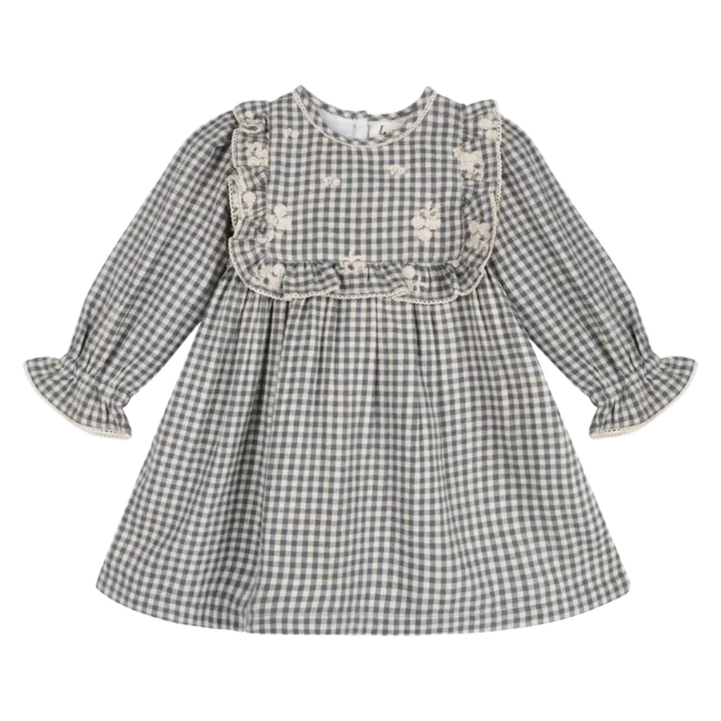 LARILI Blue Harmony Gingham Dress