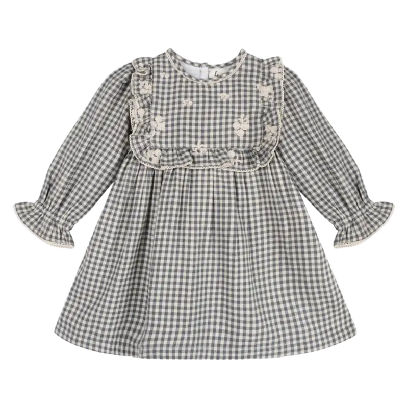LARILI Blue Harmony Gingham Dress