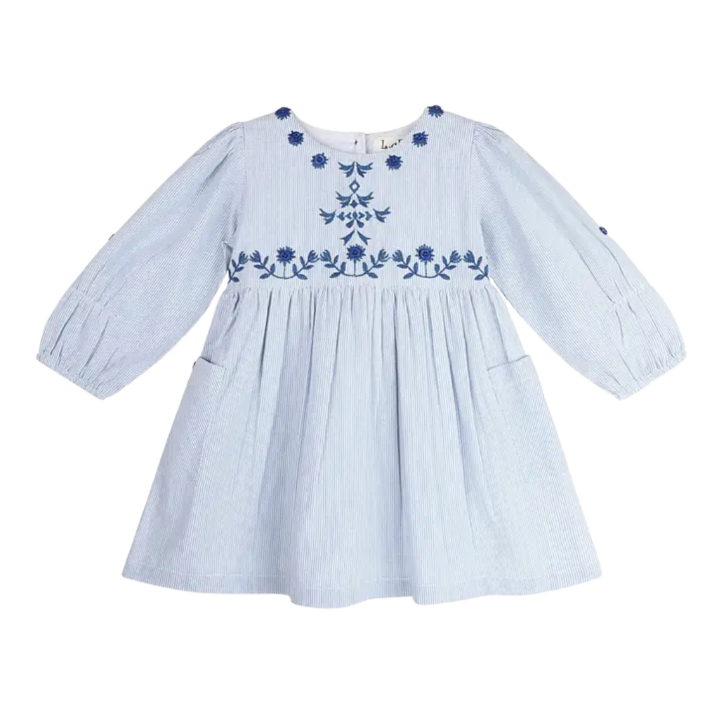 LARILI Indigo Stripe Odyseey Dress