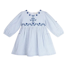 LARILI Indigo Stripe Odyseey Dress