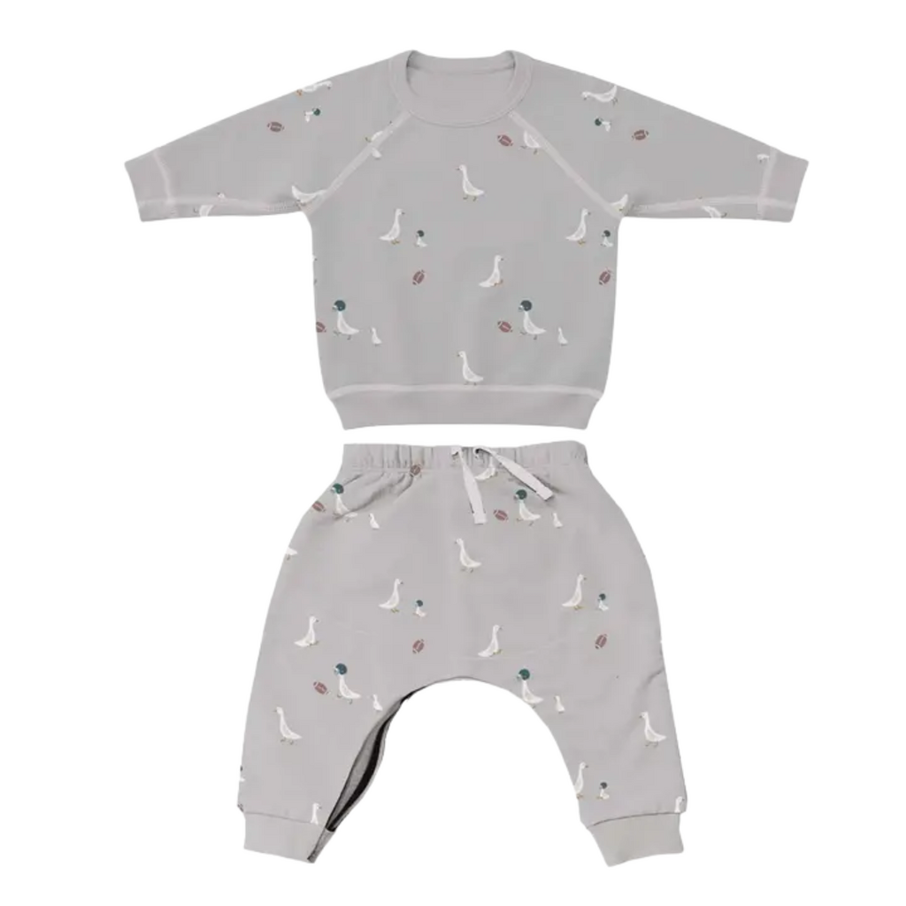 GUNAMUNA FLEECE SWEATSUIT-FOOTBALL GOOSE
