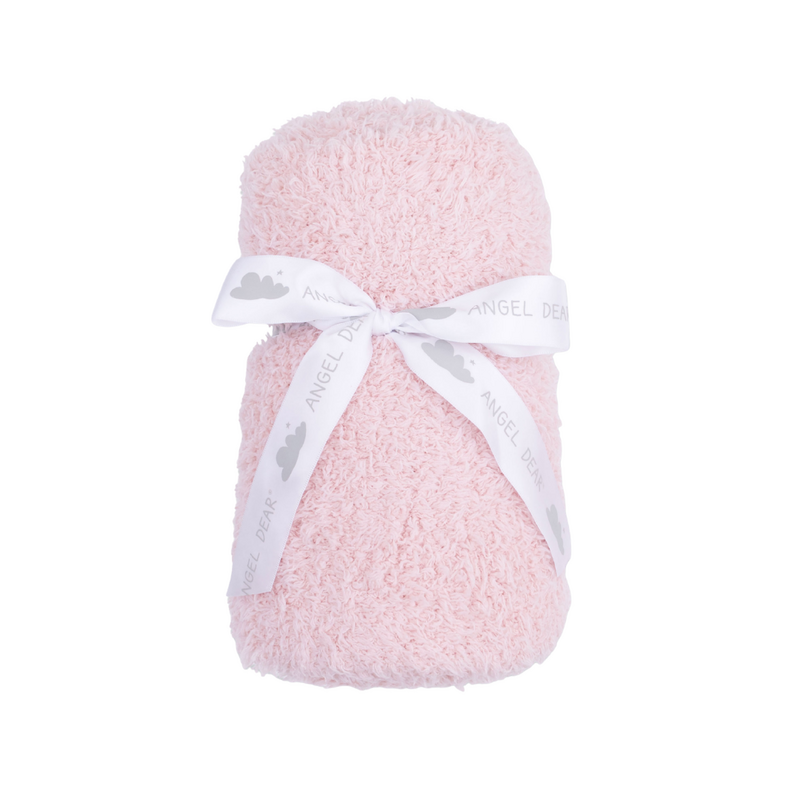 ANGEL DEAR Chenille - Blush Stroller Blanket