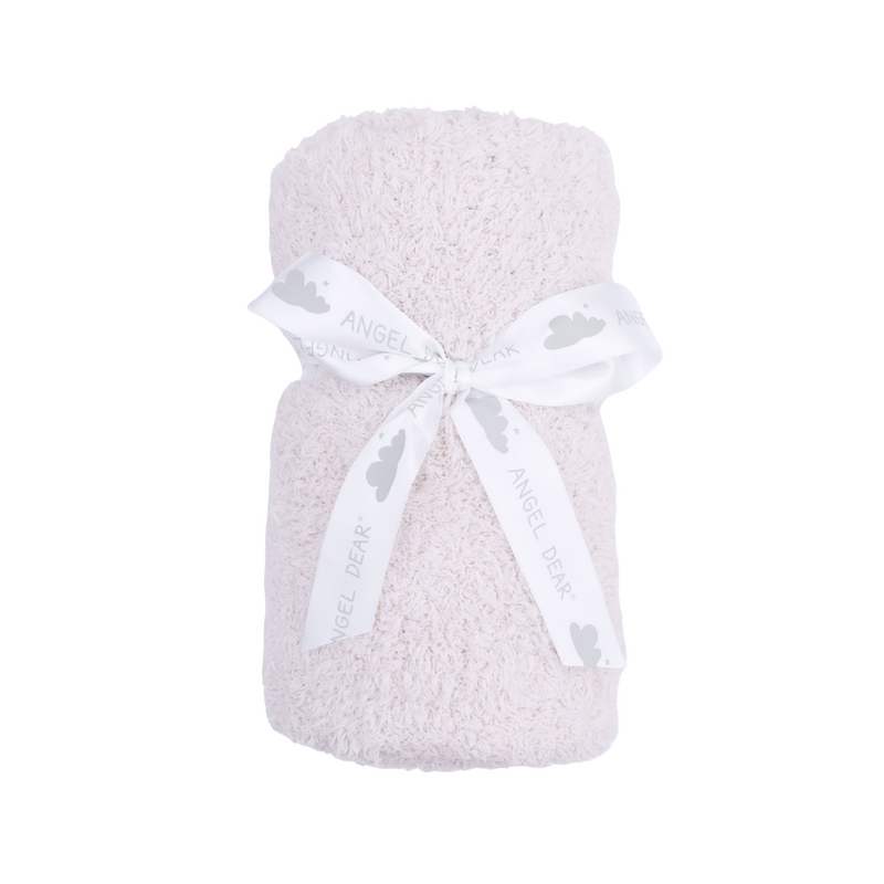 ANGEL DEAR Chenille - Natural Stroller Blanket
