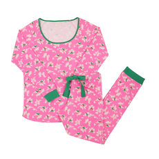 THE BEAUFORT BONNET COMPANY LS STAY IN BED SET-Bows of Holly