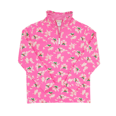 THE BEAUFORT BONNET COMPANY CANTER COLLAR HALF-ZIP-Bows of Holly