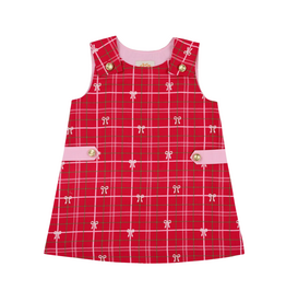 THE BEAUFORT BONNET COMPANY JANIE JUMPER-FLANNEL- Torrington Tartan/Pier Party Pink