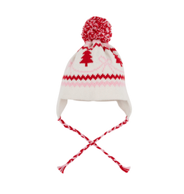 THE BEAUFORT BONNET COMPANY PARRISH POM POM HAT-Palmetto Pearl/Bows and Trees