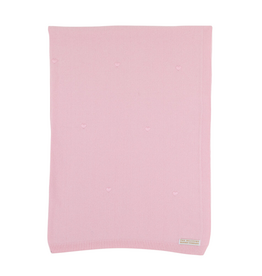 THE BEAUFORT BONNET COMPANY BAILEY BABY BLANKET- Brushed Yarn Palm Beach Pink