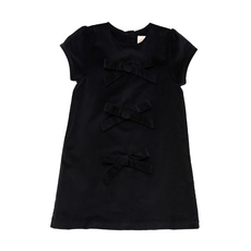 THE BEAUFORT BONNET COMPANY BETTS BOW DRESS-Newport Night Velveteen