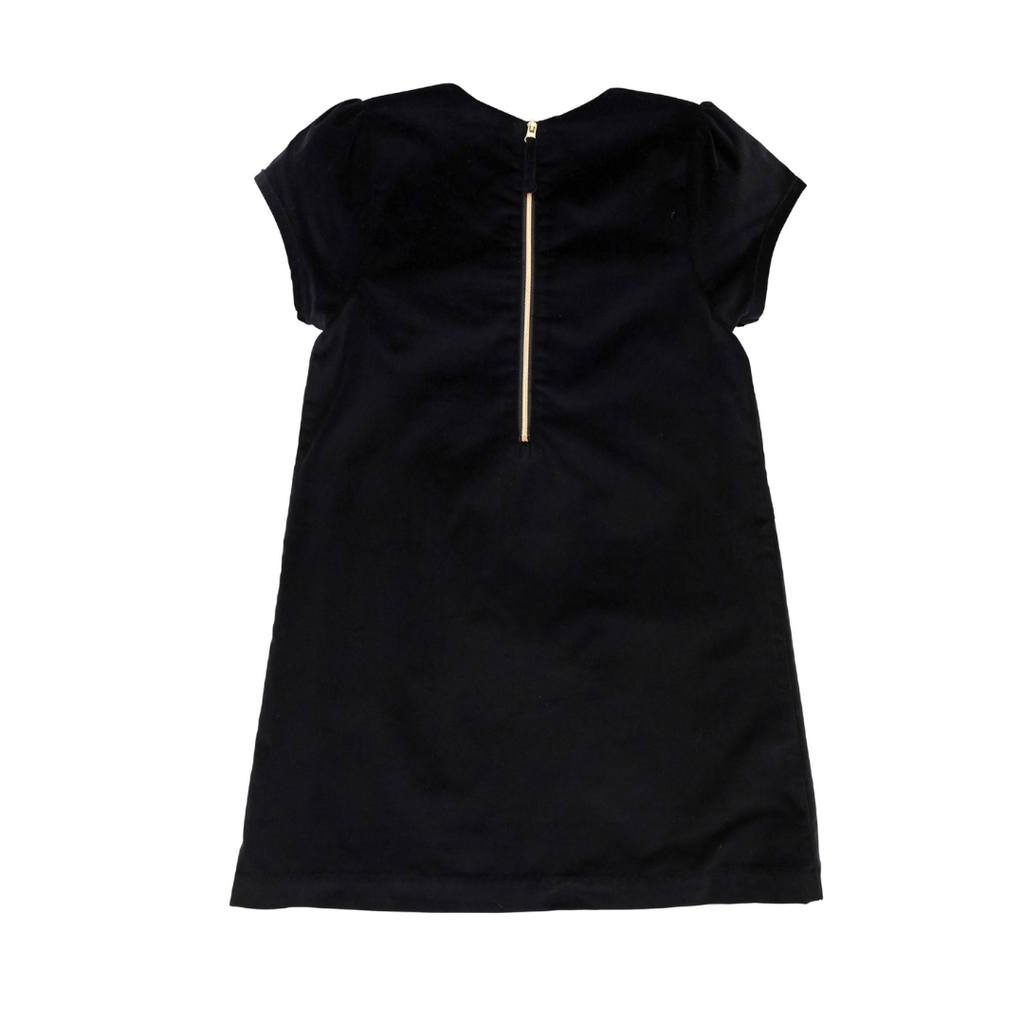 THE BEAUFORT BONNET COMPANY BETTS BOW DRESS-Newport Night Velveteen