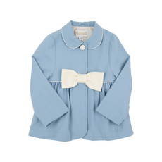 THE BEAUFORT BONNET COMPANY PIPPA PEACOAT-Barrington Blue/Palmetto Pearl