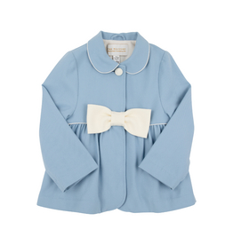 THE BEAUFORT BONNET COMPANY PIPPA PEACOAT-Barrington Blue/Palmetto Pearl