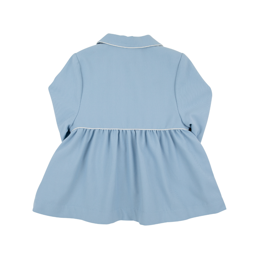 THE BEAUFORT BONNET COMPANY PIPPA PEACOAT-Barrington Blue/Palmetto Pearl