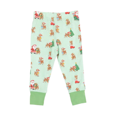 ANGEL DEAR Vintage Reindeer & Santa Uni - Long Sleeve Lounge Set