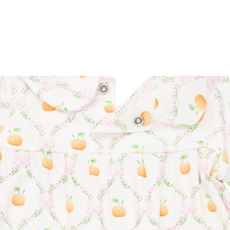 ANGEL DEAR Pretty Pumpkin Trellis - Smocked Long Sleeve Romper