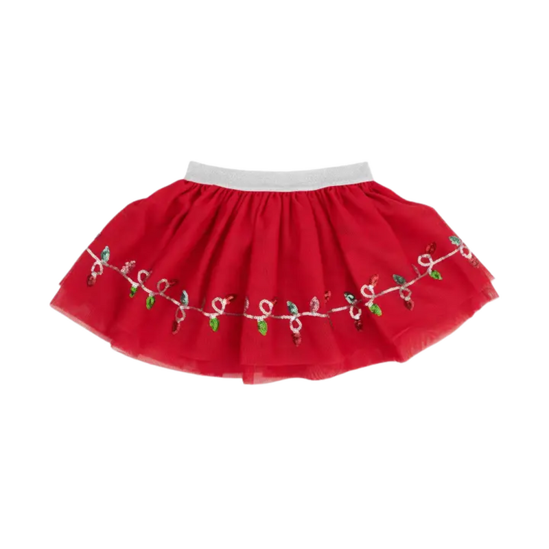 ANGEL DEAR Christmas Lights Merry - Tutu Skirt With Bike Shorts