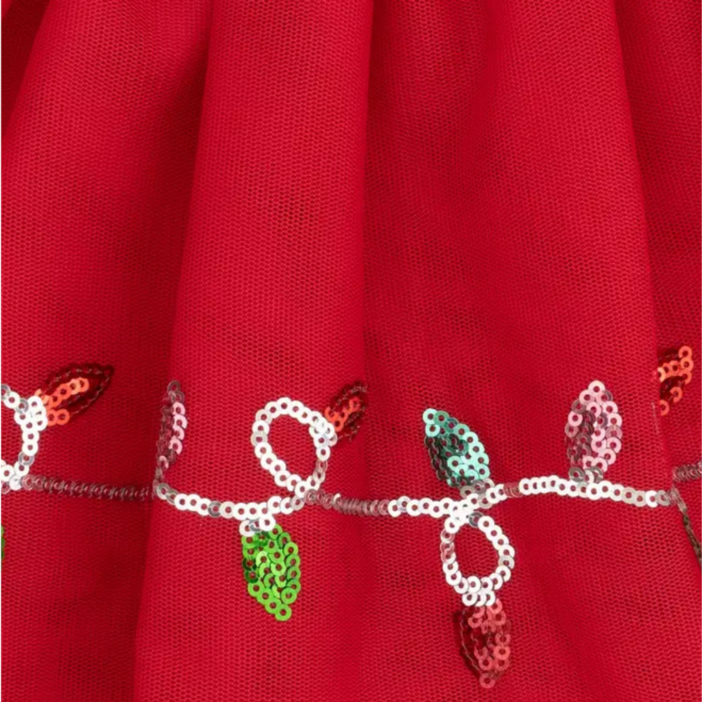 ANGEL DEAR Christmas Lights Merry - Tutu Skirt With Bike Shorts