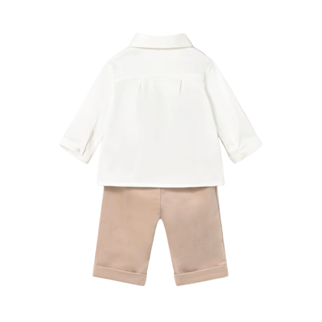 Newborn Boy 3-Piece Set -Beige