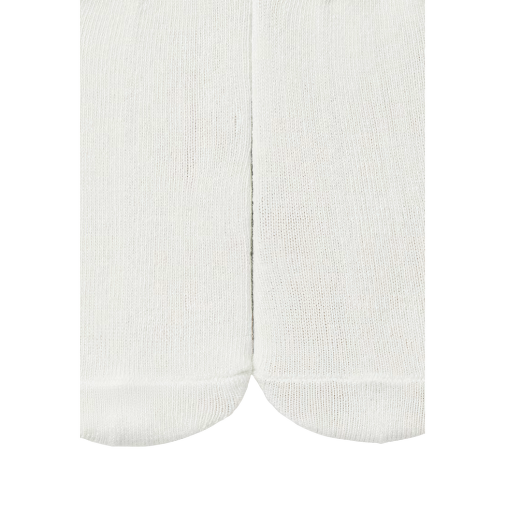 Newborn Girl Ruffle Tights - Cream