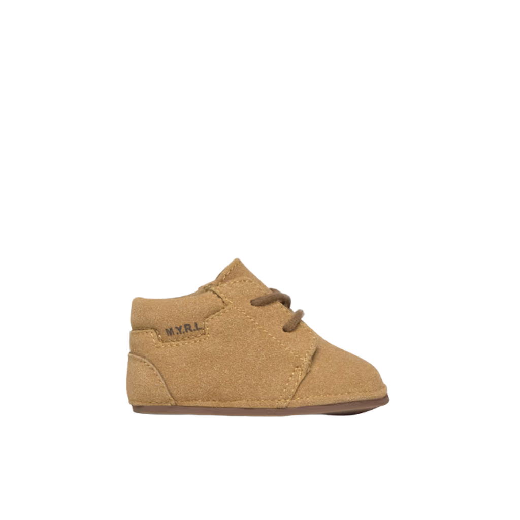 Newborn Boy Suede-Effect Boots
