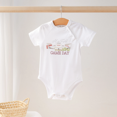 NOLA TAWK My First Game Day - Mississippi Organic Cotton Onesie