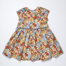 PINK CHICKEN Girls Fatima Dress - Watercolor Meadow