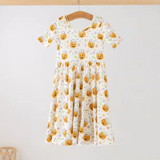 NOLA TAWK No Tricks,Just Treats Organic Cotton Twirl Dress