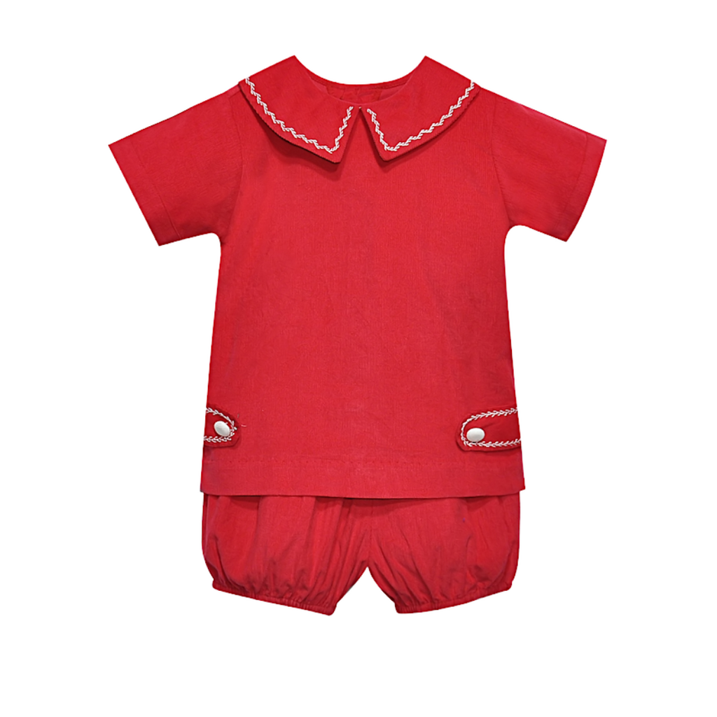 REMEMBER NGUYEN Madison Short Set-Red