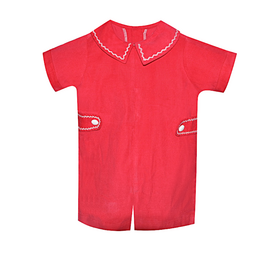 REMEMBER NGUYEN Williams Romper-Red