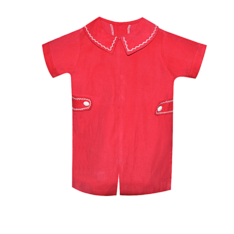 REMEMBER NGUYEN Williams Romper-Red