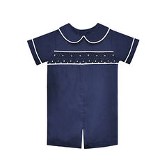 REMEMBER NGUYEN Williams Romper-Navy