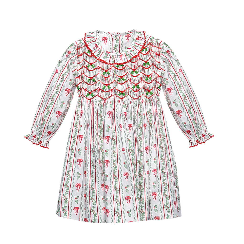 REMEMBER NGUYEN Red Juliette Dress-Bows & Berries