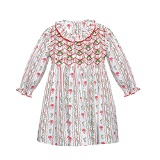REMEMBER NGUYEN Red Juliette Dress-Bows & Berries