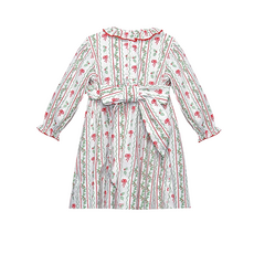 REMEMBER NGUYEN Red Juliette Dress-Bows & Berries