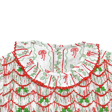 REMEMBER NGUYEN Red Juliette Dress-Bows & Berries