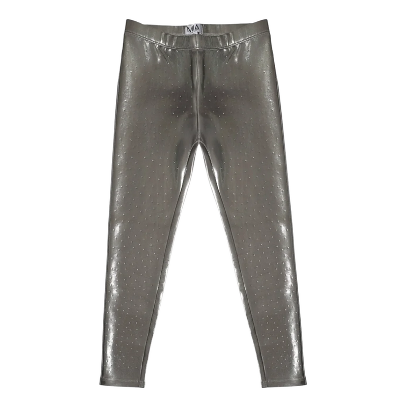 MIA NEW YORK Studded Legging - GunMetal