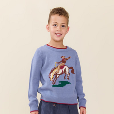 PINK CHICKEN Boys Oliver Sweater - Bronco