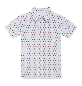 COURTSIDE KIDS Football Polo Shirt