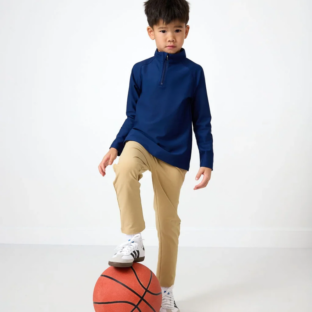 COURTSIDE KIDS Khaki Dress Pant