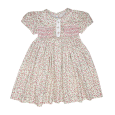 Samantha Floral Smocked Dress
