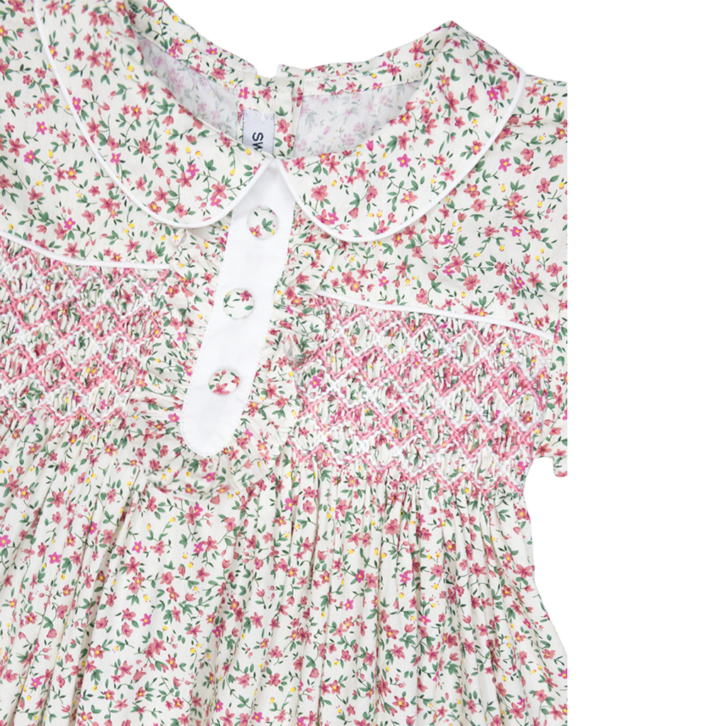 Samantha Floral Smocked Dress