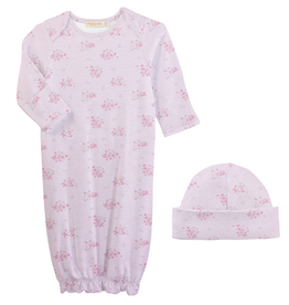 BABY CLUB CHIC Tiny Bunch of Roses Gown & Hat Set