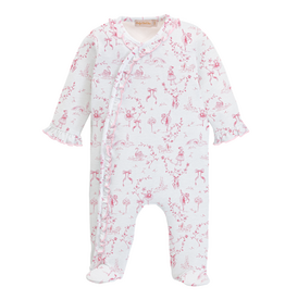 BABY CLUB CHIC Grace In Toile Footie w/Ruffles