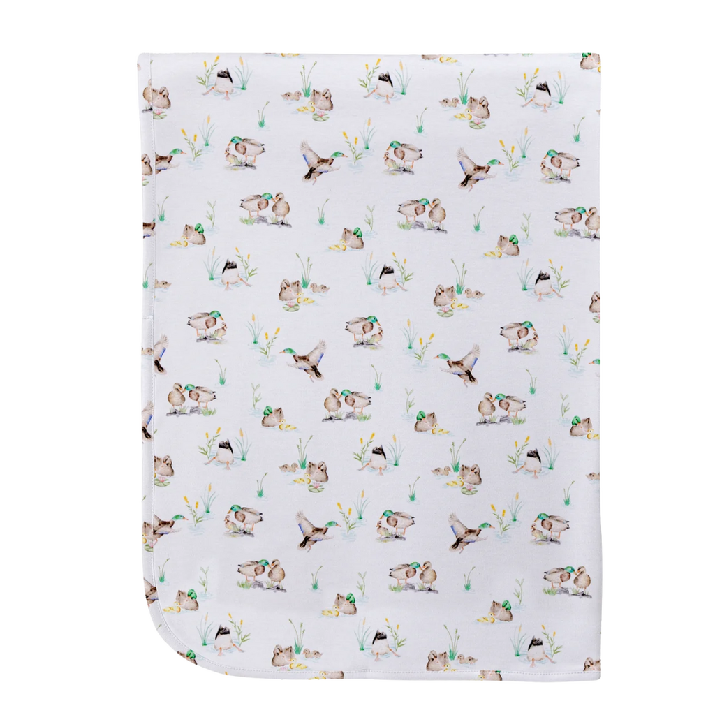 BABY CLUB CHIC Duck Pond Receiving Blanket