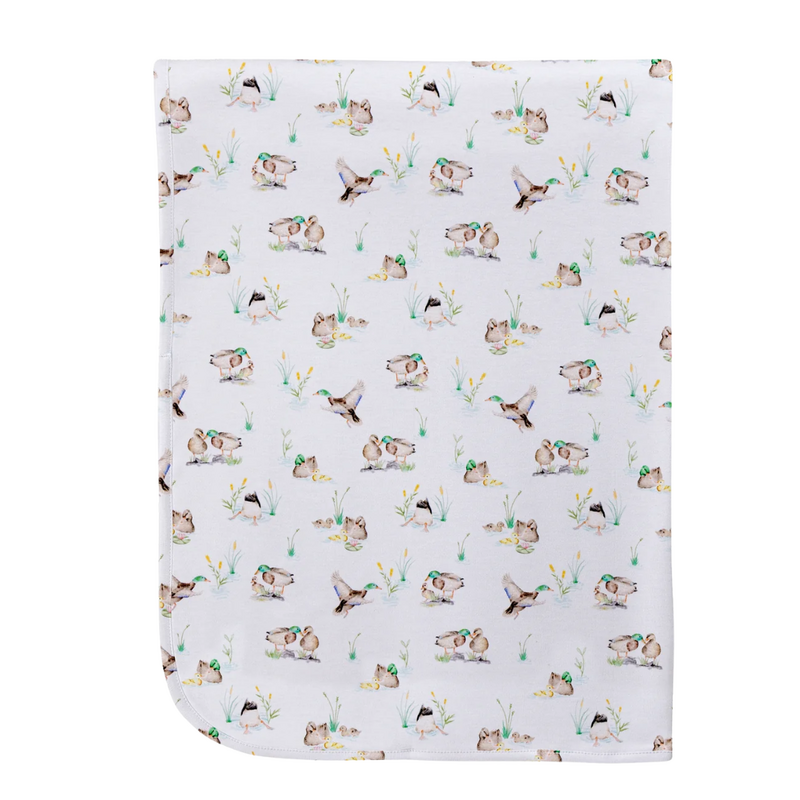 BABY CLUB CHIC Duck Pond Receiving Blanket